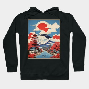 Anjo Japan Vintage Poster Tourism Hoodie